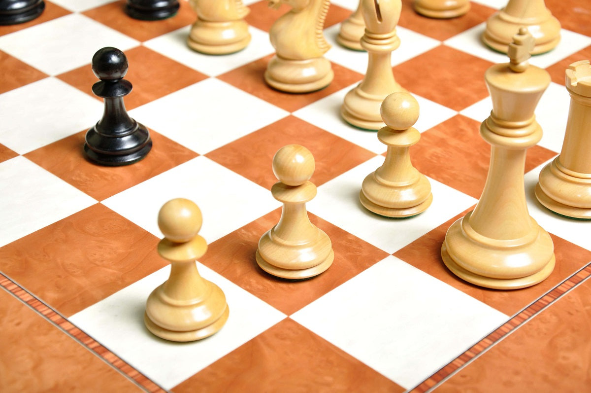 Staunton Hastings Chess Set, Box and Board Combination - Ebony
