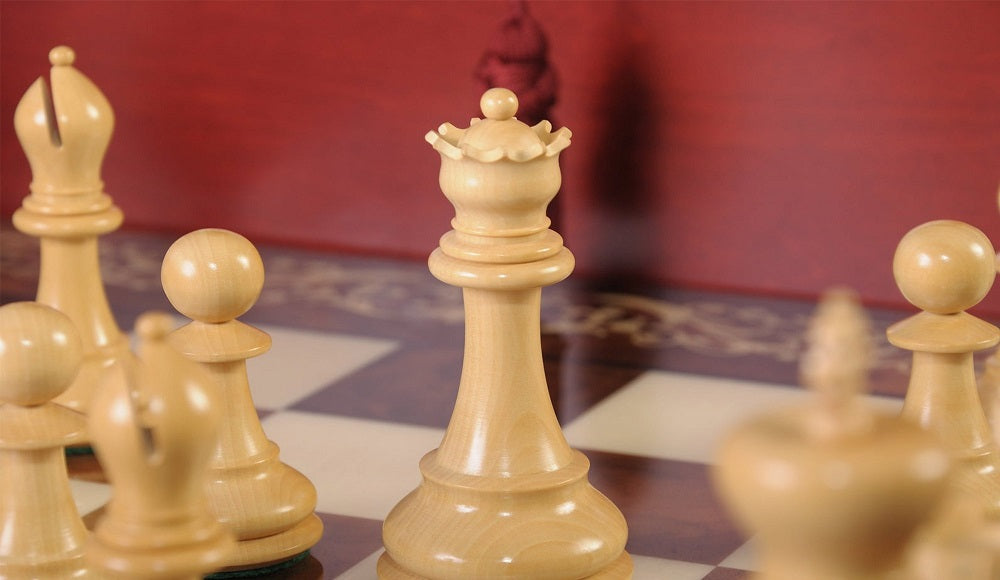 Staunton Sultan Chess Set, Box and Board Combination - Ebony