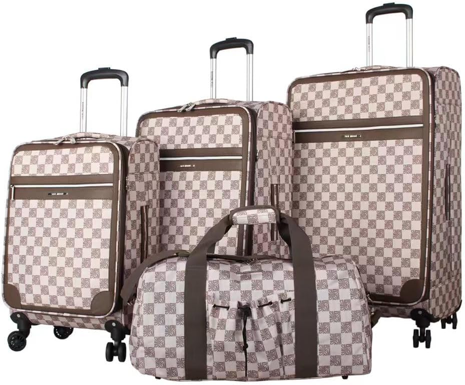 Steve Madden Chalet Brown 4-Piece Luggage Set