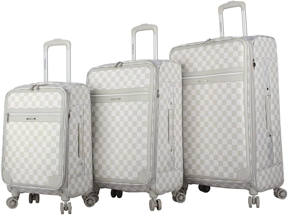 Steve Madden Chalet Light Grey 3-Piece Luggage Set
