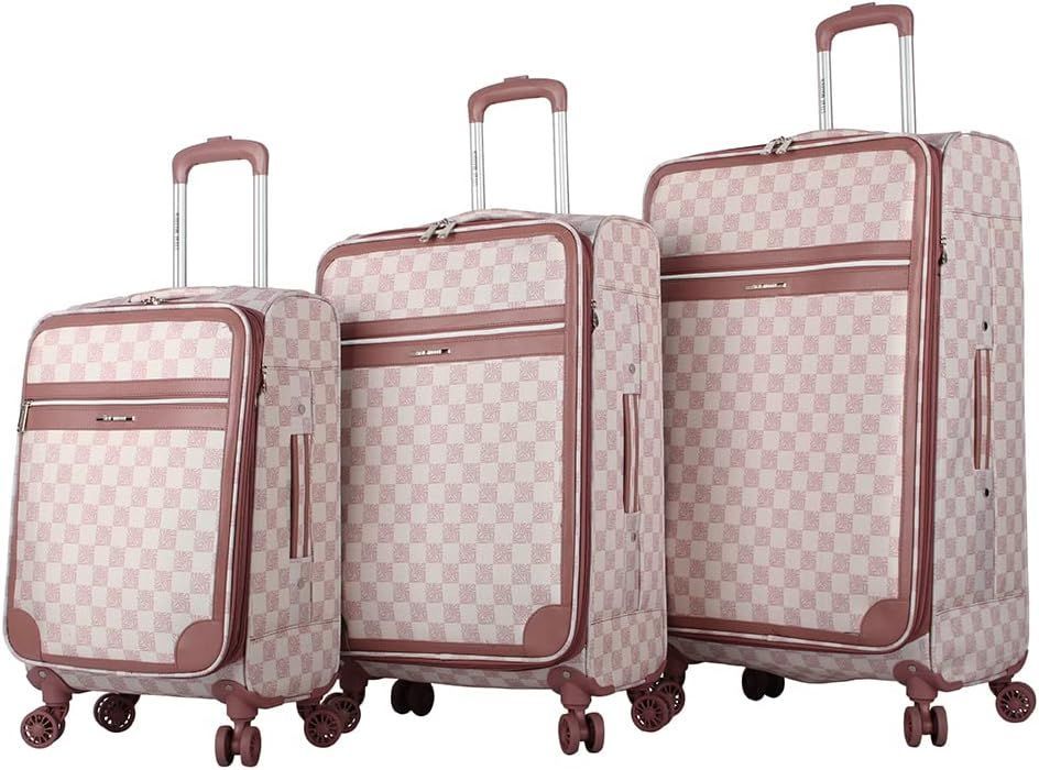 Steve Madden Chalet Pink 3-Piece Luggage Set