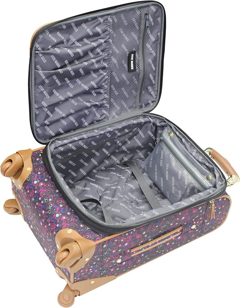 Steve Madden Dark Purple 4-Piece Luggage Set