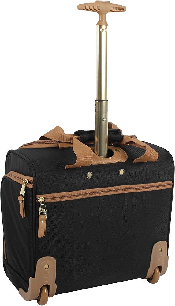 Steve Madden Harlo Black 3-Piece Under Seat Luggage Set
