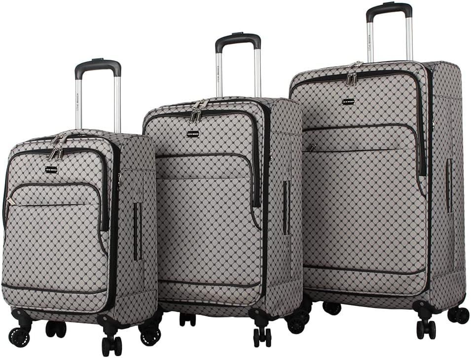 Steve Madden Noble Black 3-Piece Luggage Set
