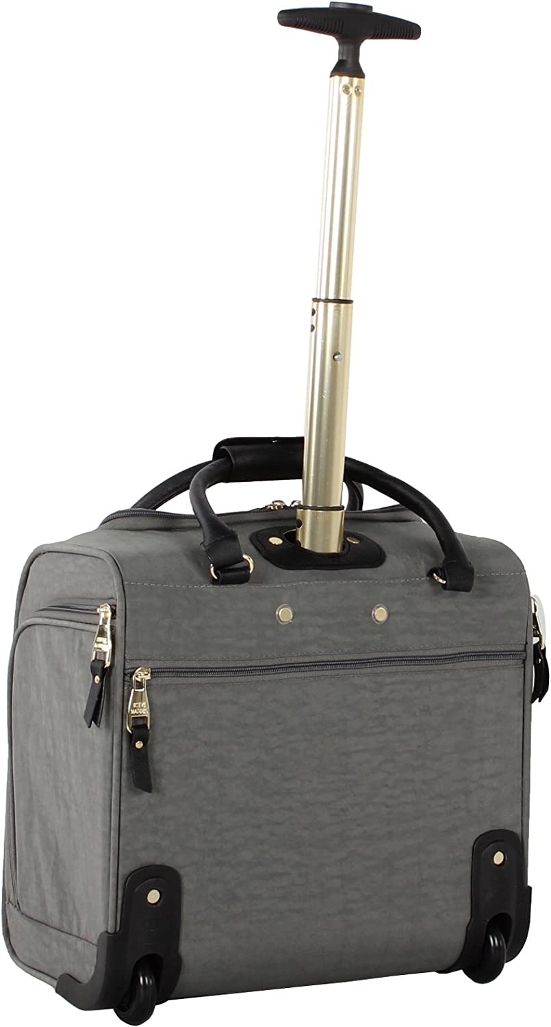 Steve Madden Peek-A-Boo Grey 3-Piece Under Seat Luggage Set