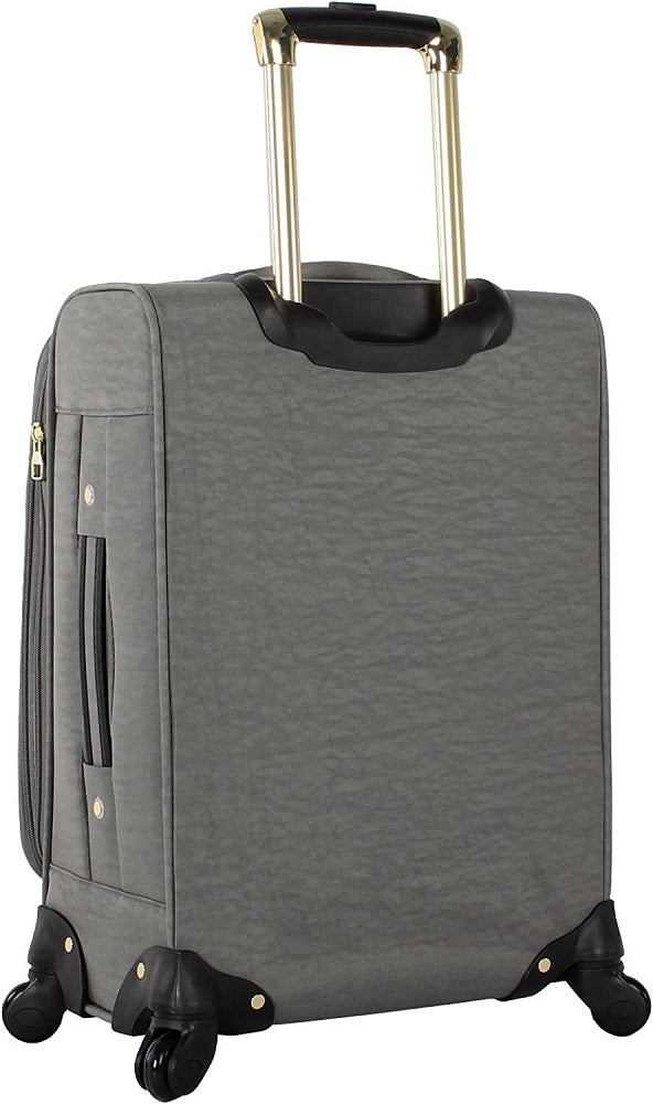 Steve Madden Peek-A-Boo Grey 3-Piece Under Seat Luggage Set