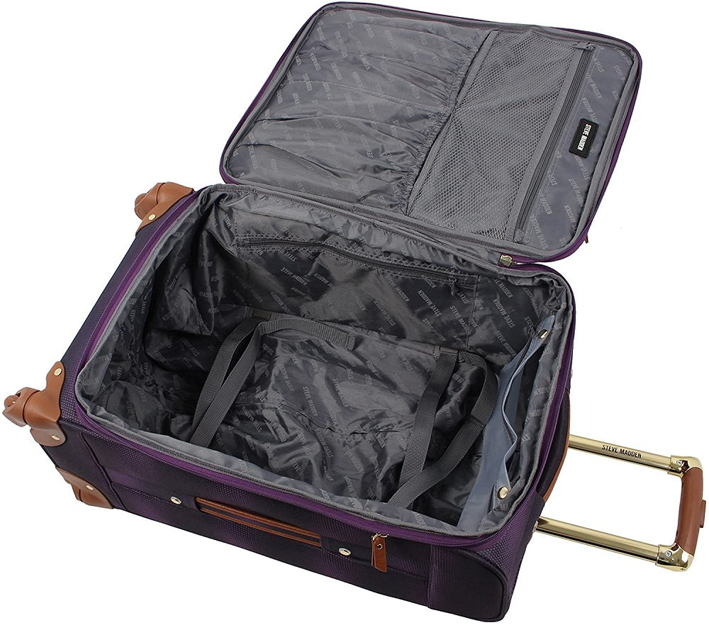 Steve Madden Shadow 3-Piece Under Seat Luggage Set