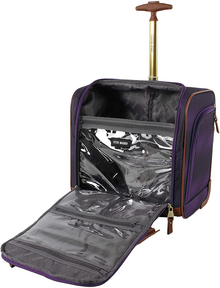 Steve Madden Shadow 3-Piece Under Seat Luggage Set