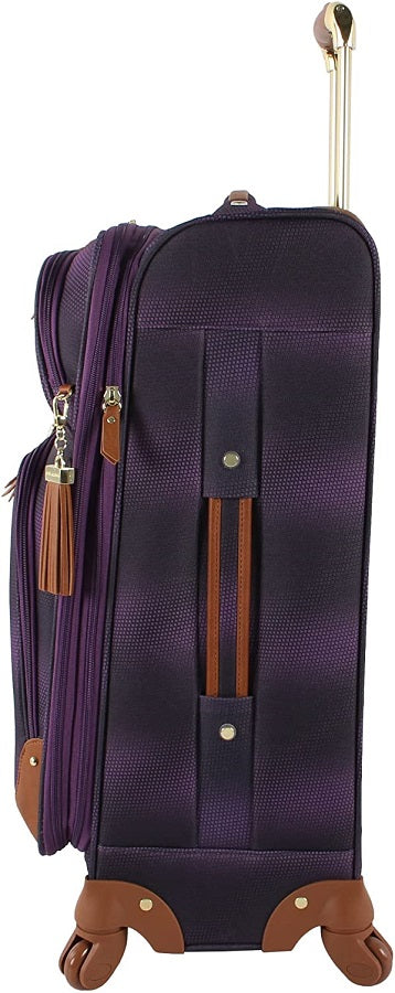 Steve Madden Shadow Purple 3-Piece Luggage Set