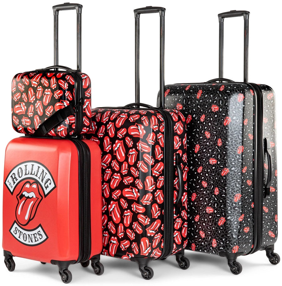 The Rolling Stones Harlem Suffle 4-Piece Luggage Set