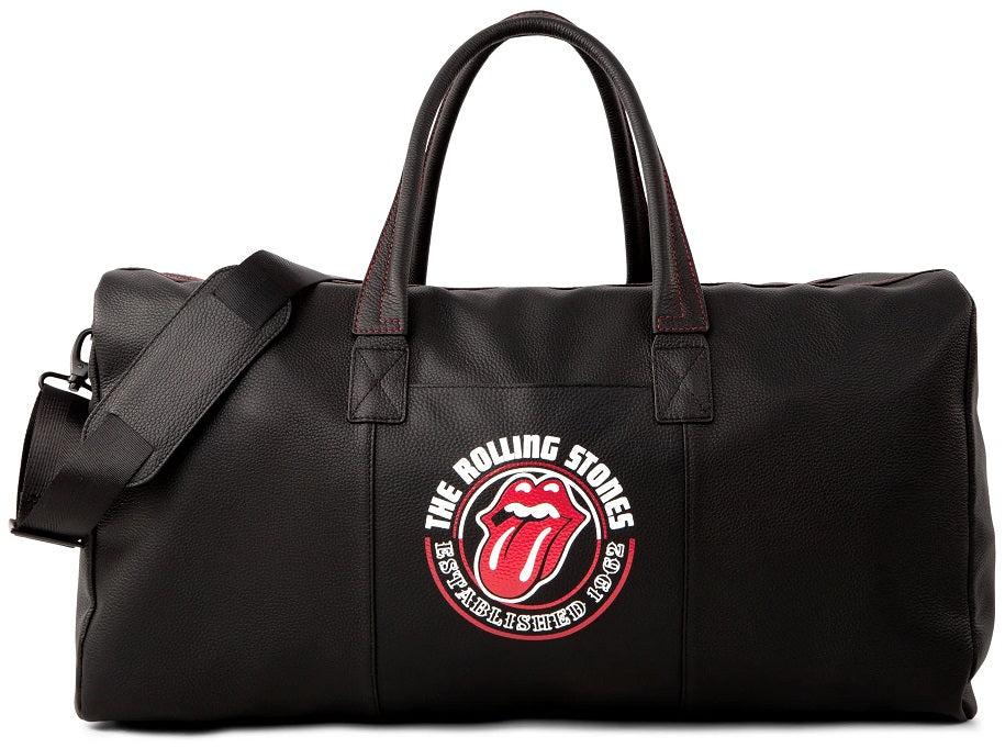The Rolling Stones Leather Duffle Bag