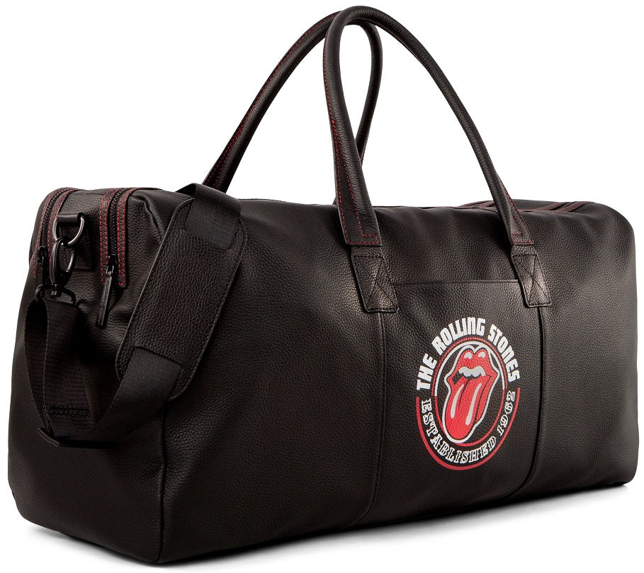 The Rolling Stones Leather Duffle Bag
