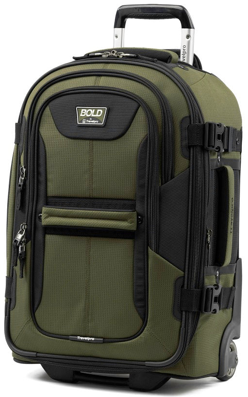 Travelpro Bold 22" Expandable Rollaboard in Olive/Black