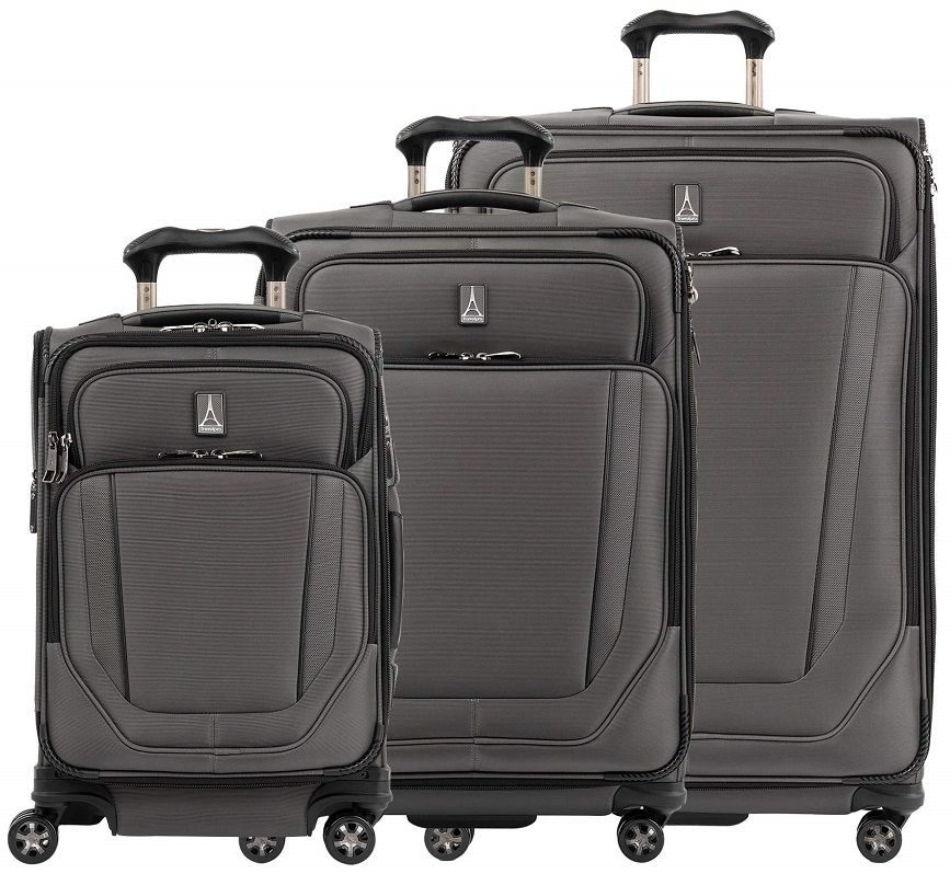 Travelpro Crew Versapack Max 3-Piece Luggage Set in Titanium Grey