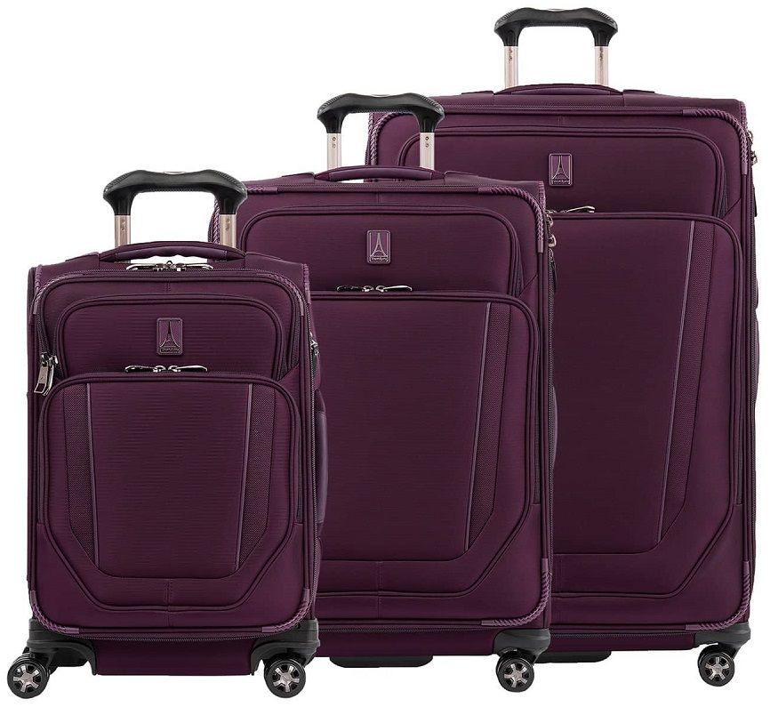 Travelpro Crew Versapack Max 3-Piece Luggage Set in Perfect Plum