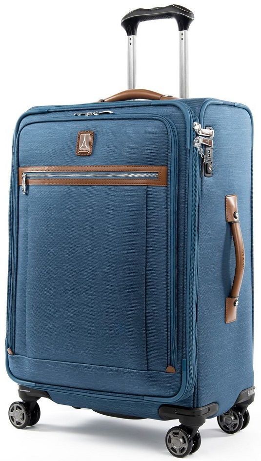 Travelpro Platinum Elite Medium Expandable Spinner in Coastal Blue