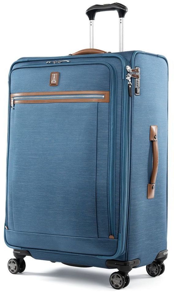 Travelpro Platinum Elite Large Expandable Spinner in Coastal Blue