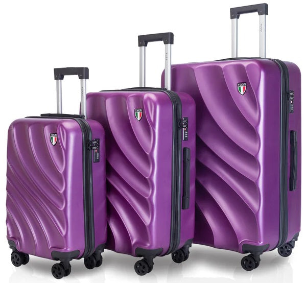 Tucci 3-Piece Luggage Set - Cremosa