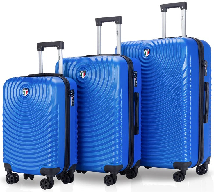 Tucci 3-Piece Luggage Set - Genesi in Diamond Blue