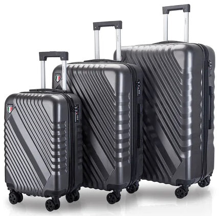 Tucci 3-Piece Luggage Set - Pendenza in Charcoal