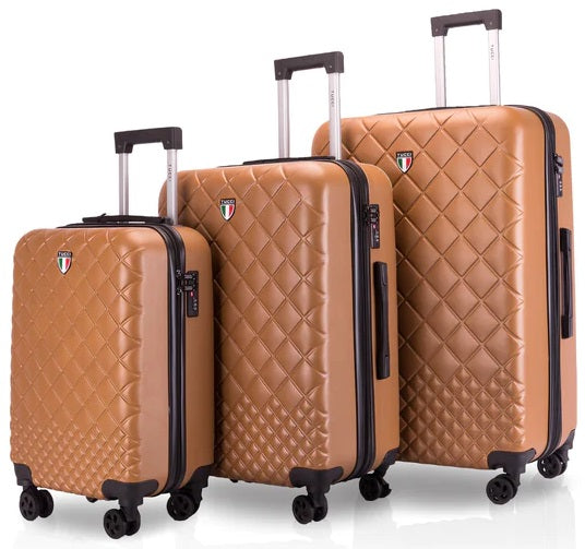 Tucci 3-Piece Luggage Set - Trapunta