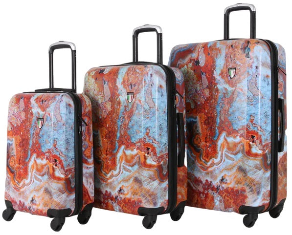 Tucci 3-Piece Luggage Set - Turkish Marble