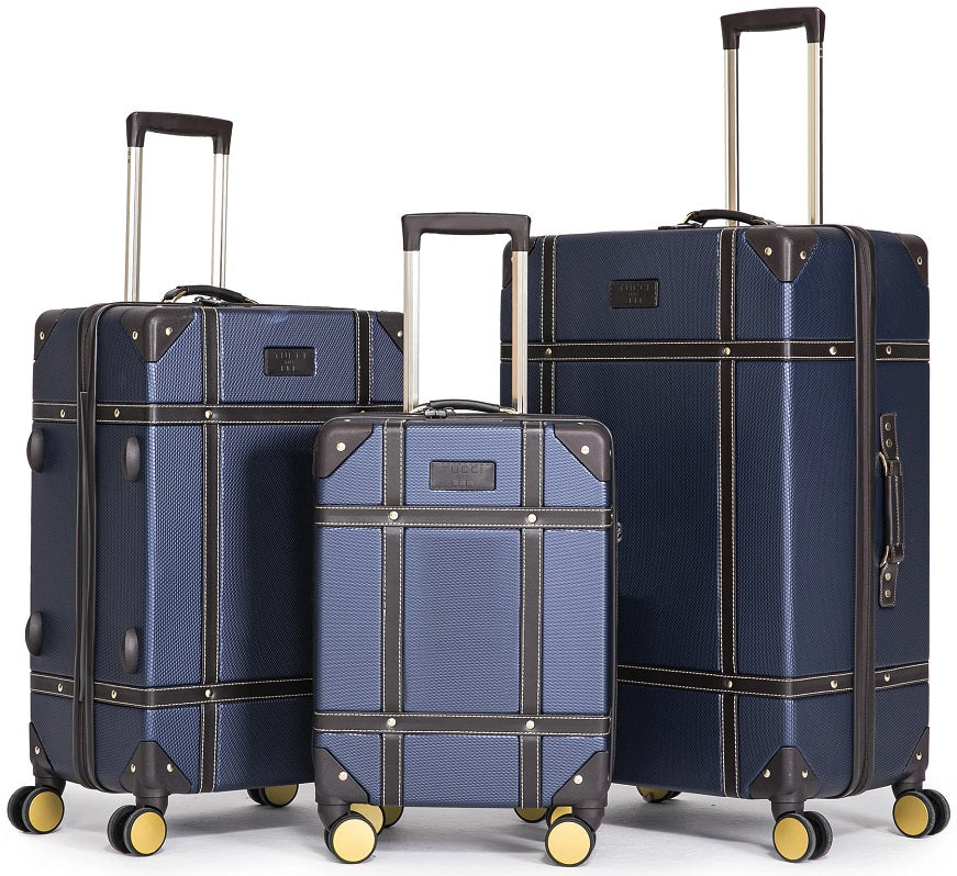 Tucci 3-Piece Luggage Set - Vintage