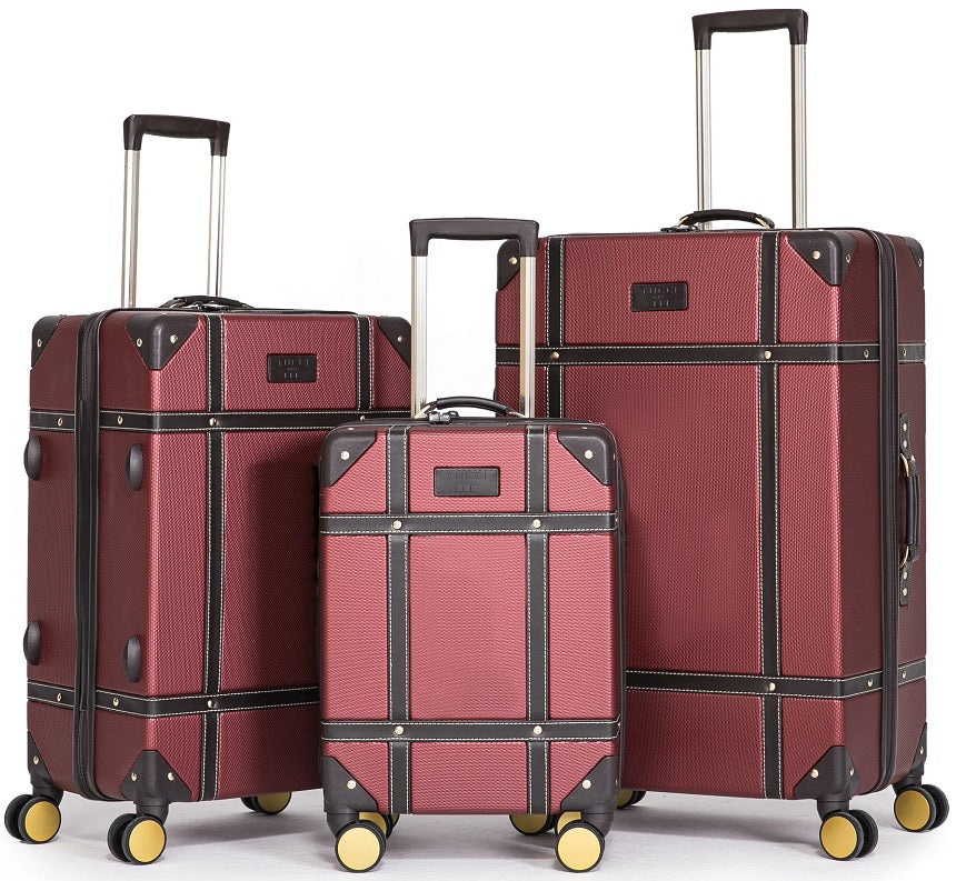 Tucci 3-Piece Luggage Set - Vintage