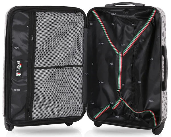 Tucci 3-Piece Luggage Set - Winter Leopard